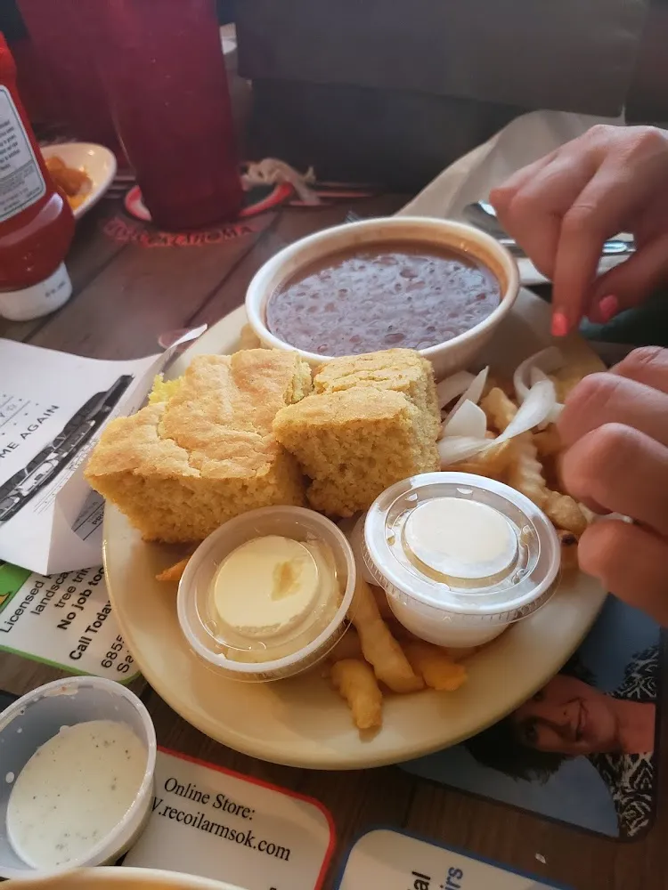 Corn Bread and Beans